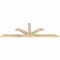 Ekena Millwork Richland Rough Sawn Timber Gable Bracket, Douglas Fir, 84"W x 28"H x 2"D x 4"F, 8/12 Pitch GBW084X28X0204RIC00RDF - alternate 2
